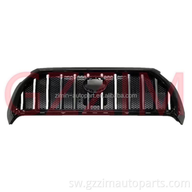 Sehemu za gari gari mbele ya grille mapambo ya gari sehemu auto sehemu nyeusi gari grill inafaa kwa toy*ta cor*lla msalaba 2021